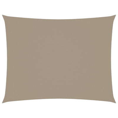 VIDAXL Sunshade Rechteck 3,5 x 5 M. Oxford Stofftaupe