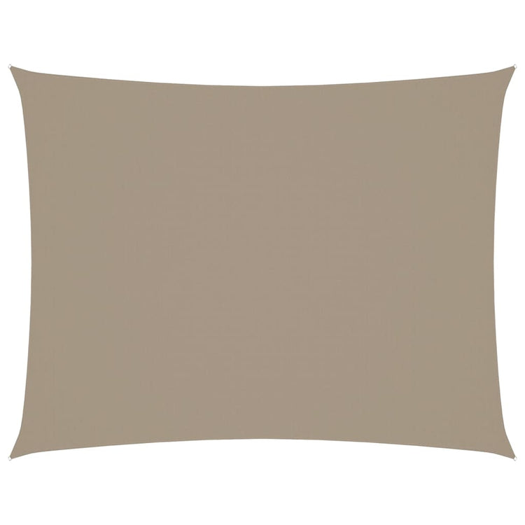 VIDAXL Sunshade Rechteck 3,5 x 5 M. Oxford Stofftaupe