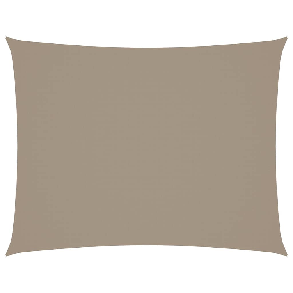 VIDAXL Sunshade Rechteckige 4x5 M Oxford Stofftaupe