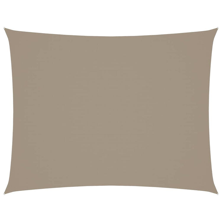 VIDAXL Sunshade Rechteckige 4x5 M Oxford Stofftaupe