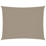 VIDAXL Sunshade Rechteck 5x6 M Oxford Stofftaupe - afbeelding 2