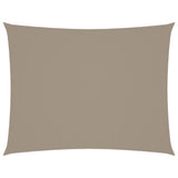 VIDAXL Sunshade Rechteck 6x7 M Oxford Stofftaupe - afbeelding 2