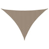 VidaXL Markise dreieckig 2,5x2,5x3,5 m Oxford-Stoff Taupe