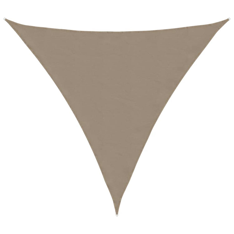 Vidaxx Markise dreieckig 3,6x3,6x3,6 m Oxford-Stoff Taupe