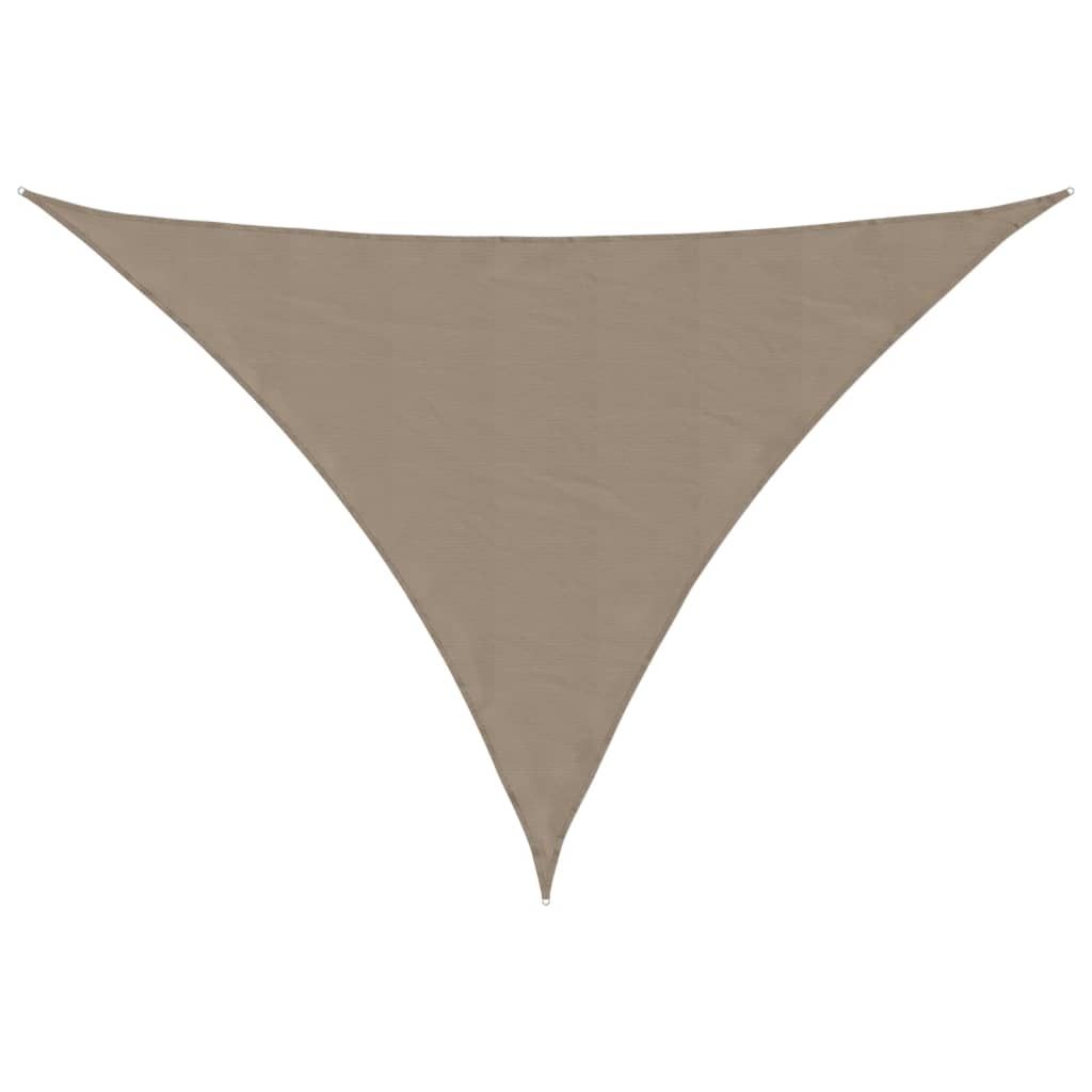 Vidaxx Markise dreieckig 4x5x5 m Oxfordstoff Taupe