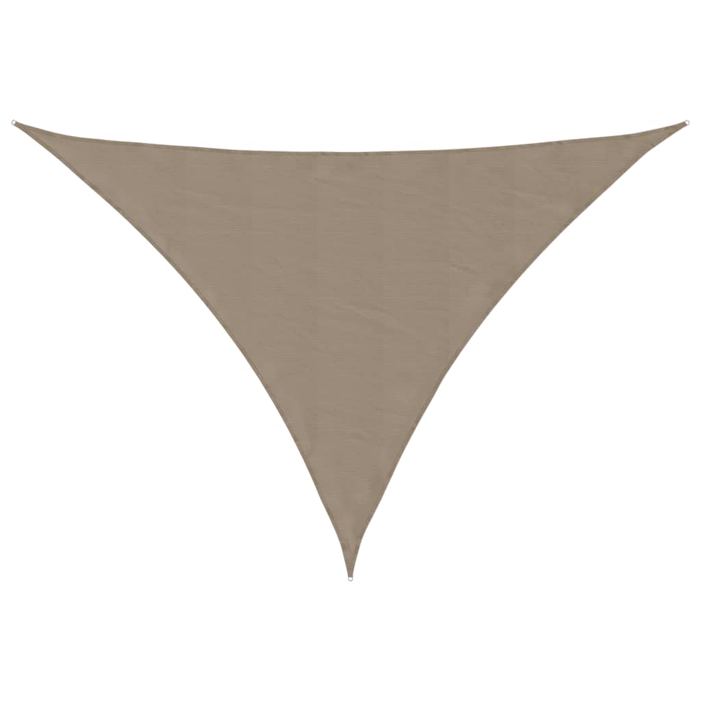 Vidaxx Markise dreieckig 5x6x6 m Oxfordstoff Taupe