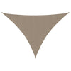 VidaXL Markise dreieckig 4x5x6,4 m Oxford-Stoff Taupe