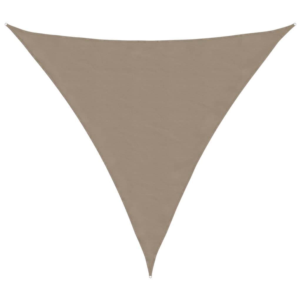 Vidaxx Markise dreieckig 6x6x6 m Oxfordstoff Taupe