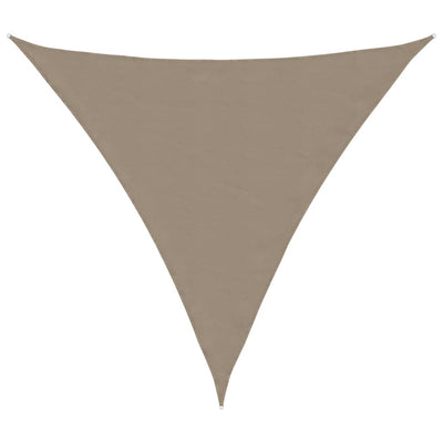 Vidaxx Markise dreieckig 6x6x6 m Oxfordstoff Taupe