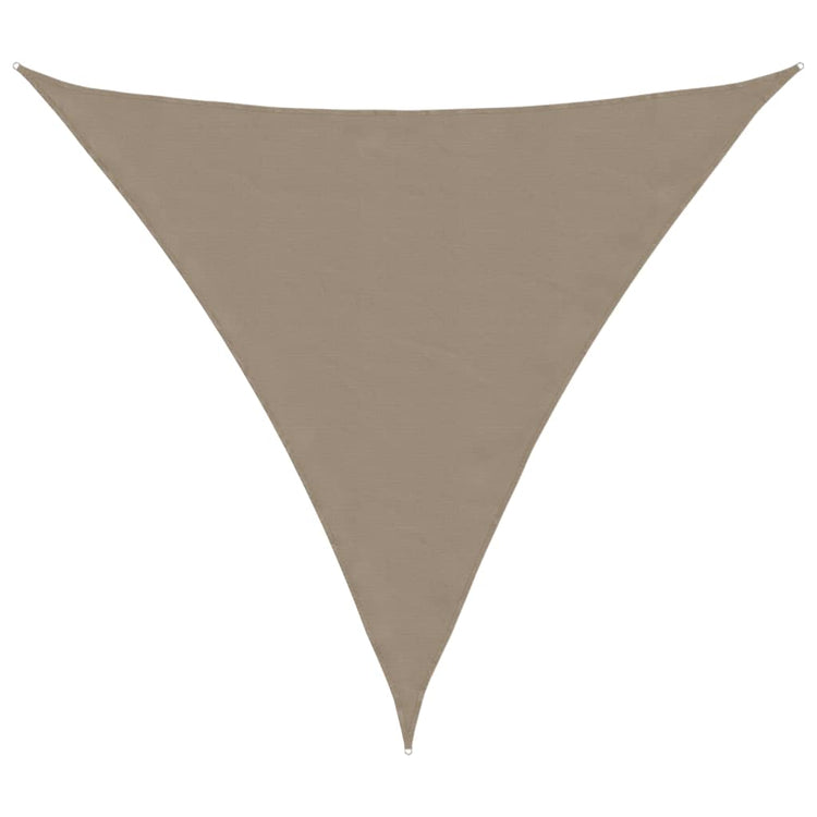 Vidaxx Markise dreieckig 6x6x6 m Oxfordstoff Taupe