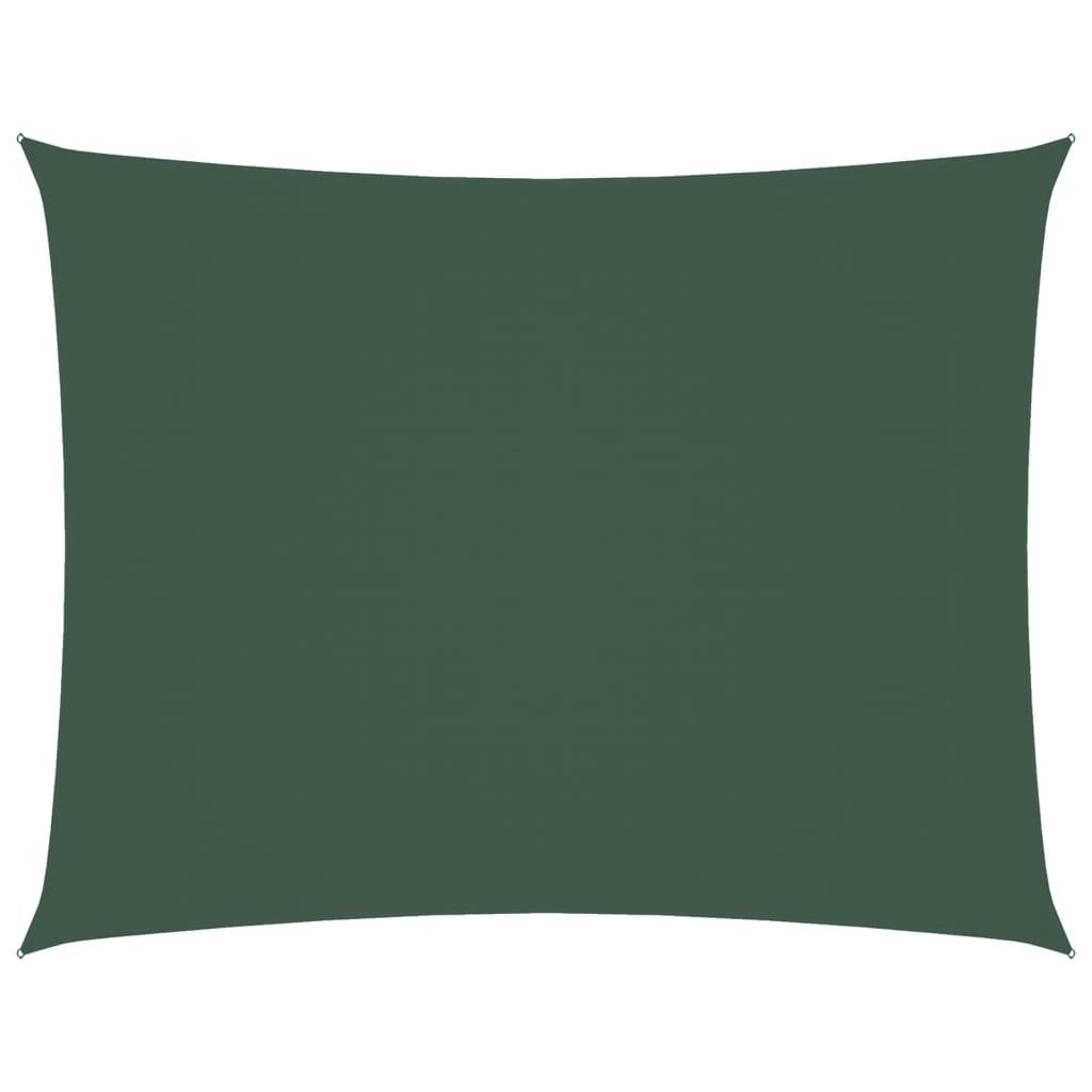 Vidaxl Sonnenschatten rechteckig 2,5 x 4 m Oxford Stoff dunkelgrün