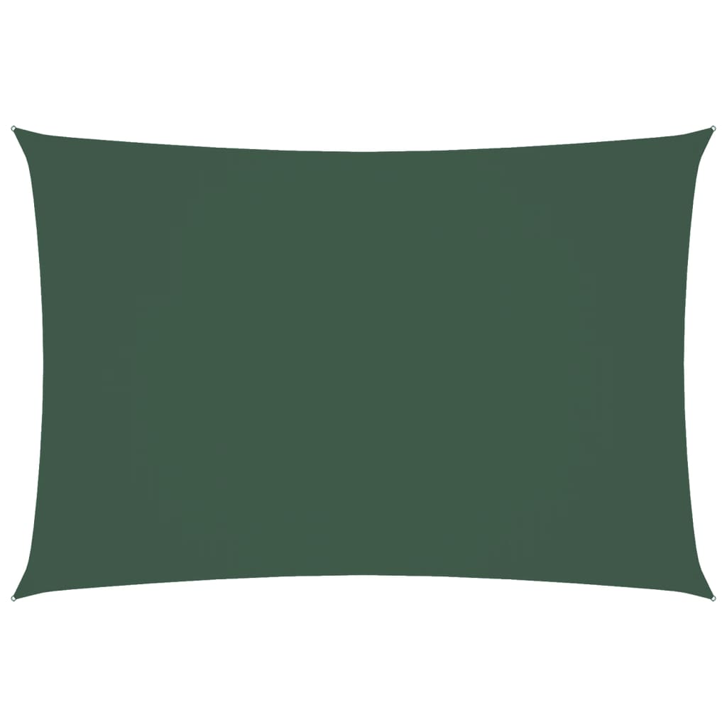 Vidaxl Sonnenschatten rechteckig 2,5 x 4,5 m Oxford Stoff dunkelgrün