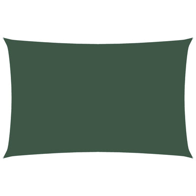 Vidaxl Sonnenschatten rechteckig 2,5 x 5 m Oxford Stoff dunkelgrün