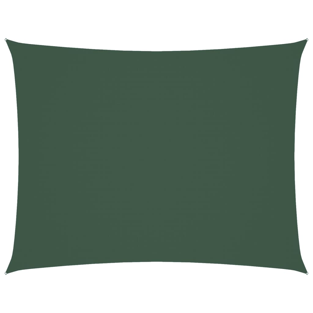VidaXL Sonnenschutztuch rechteckig 6x8 m Oxford-Stoff dunkelgrün