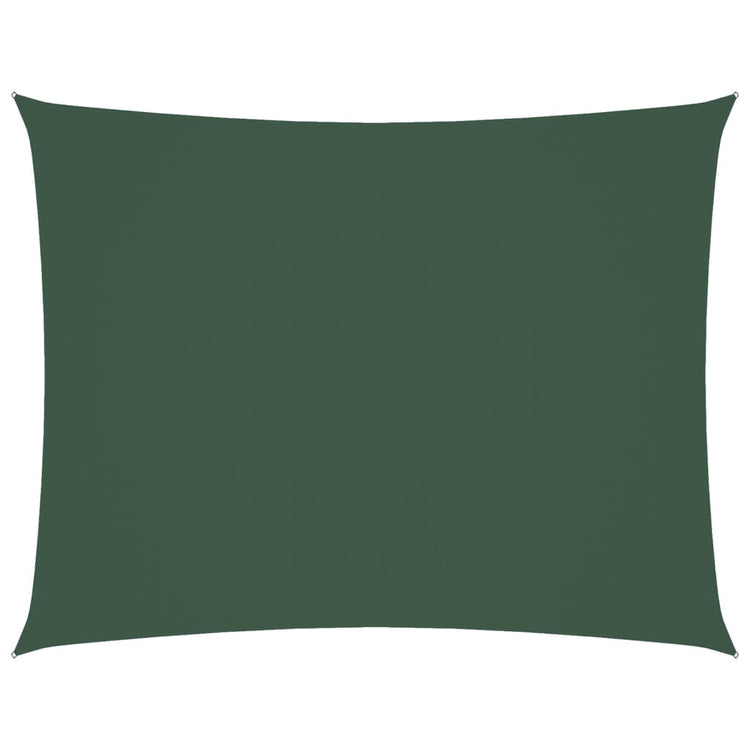 VidaXL Sonnenschutztuch rechteckig 6x8 m Oxford-Stoff dunkelgrün