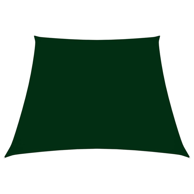 Vidaxl Zonnezeil Trapez 2 4x3 M Oxford Stoff dunkelgrün