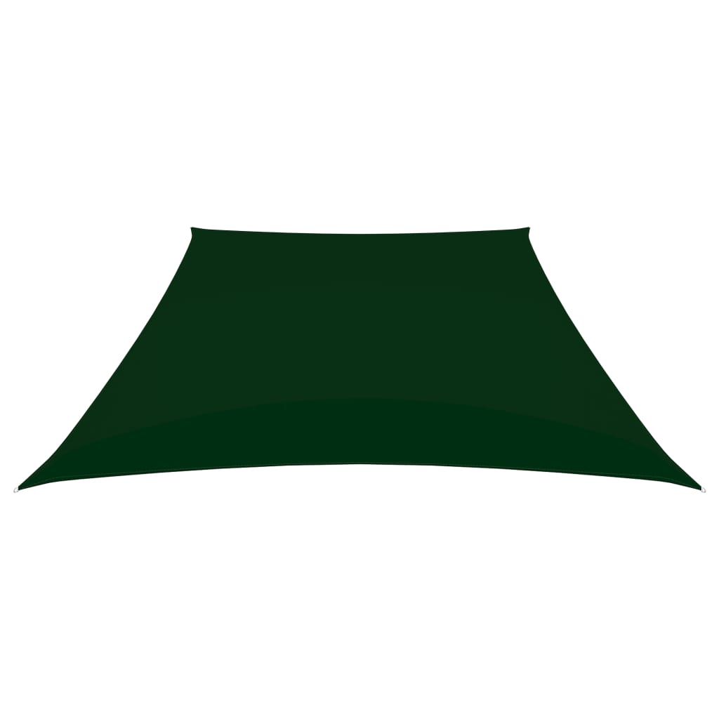 Vidaxl Zonnezeil Trapez 2 4x3 M Oxford Stoff dunkelgrün