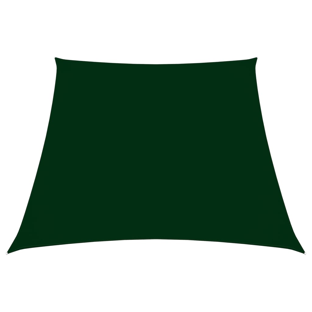 Vidaxl Zonnezeil Trapez 3 5x4 M Oxford Stoff dunkelgrün