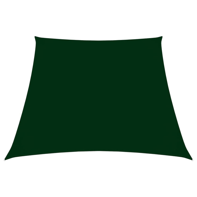 Vidaxl Zonnezeil Trapez 3 5x4 M Oxford Stoff dunkelgrün