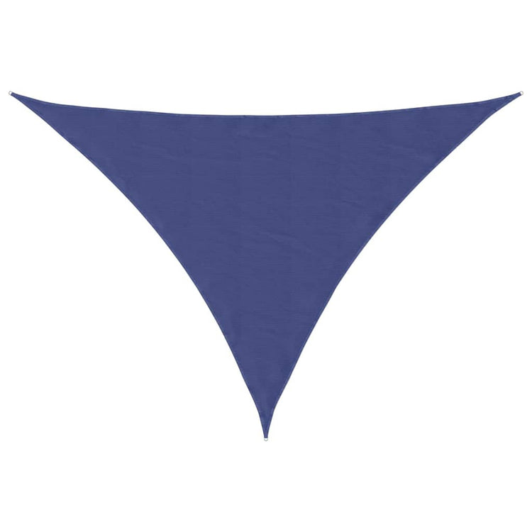 VidaXL Sonnenschirm dreieckig 3x4x4 m Oxford-Stoff blau