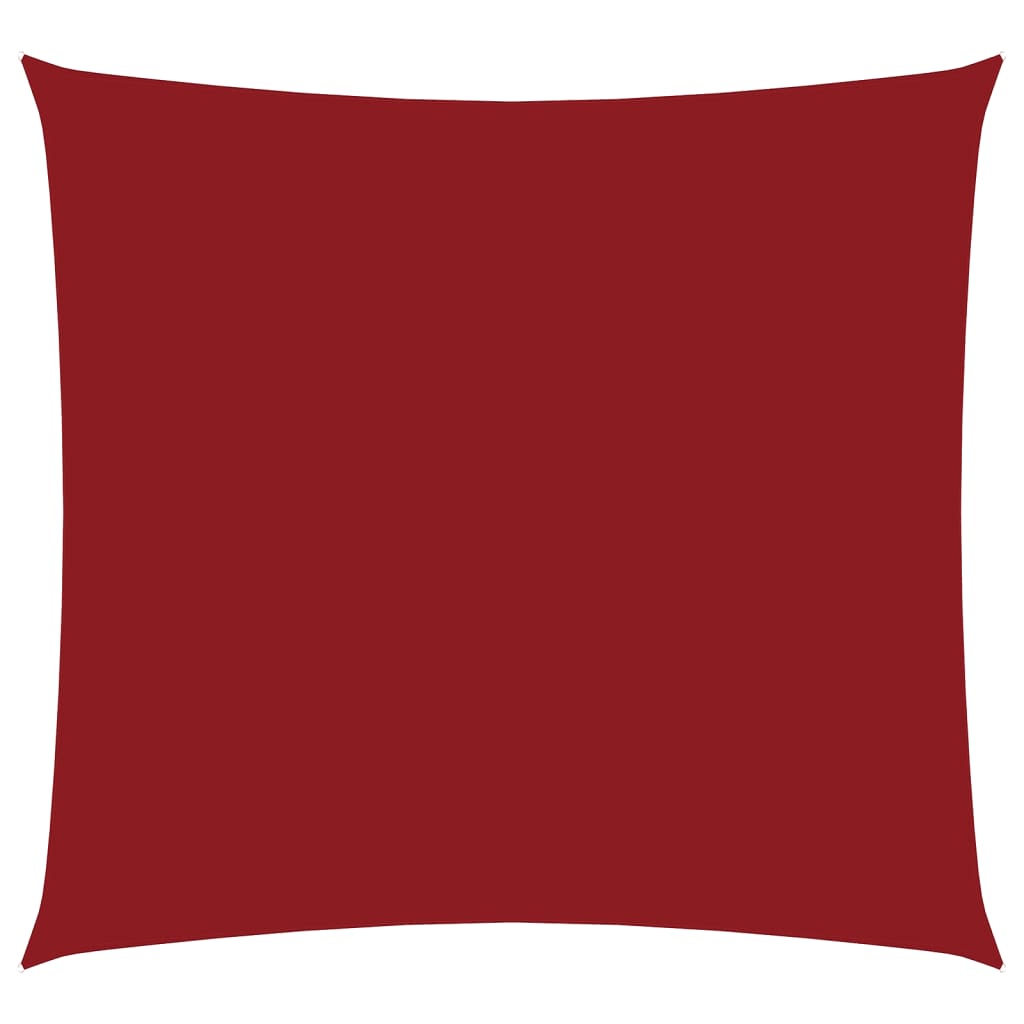 Vidaxx Markise quadratisch 2,5x2,5 m Oxford-Stoff rot