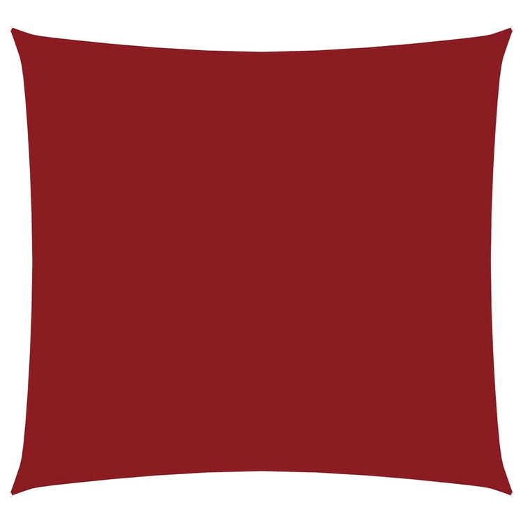 Vidaxx Markise quadratisch 2,5x2,5 m Oxford-Stoff rot