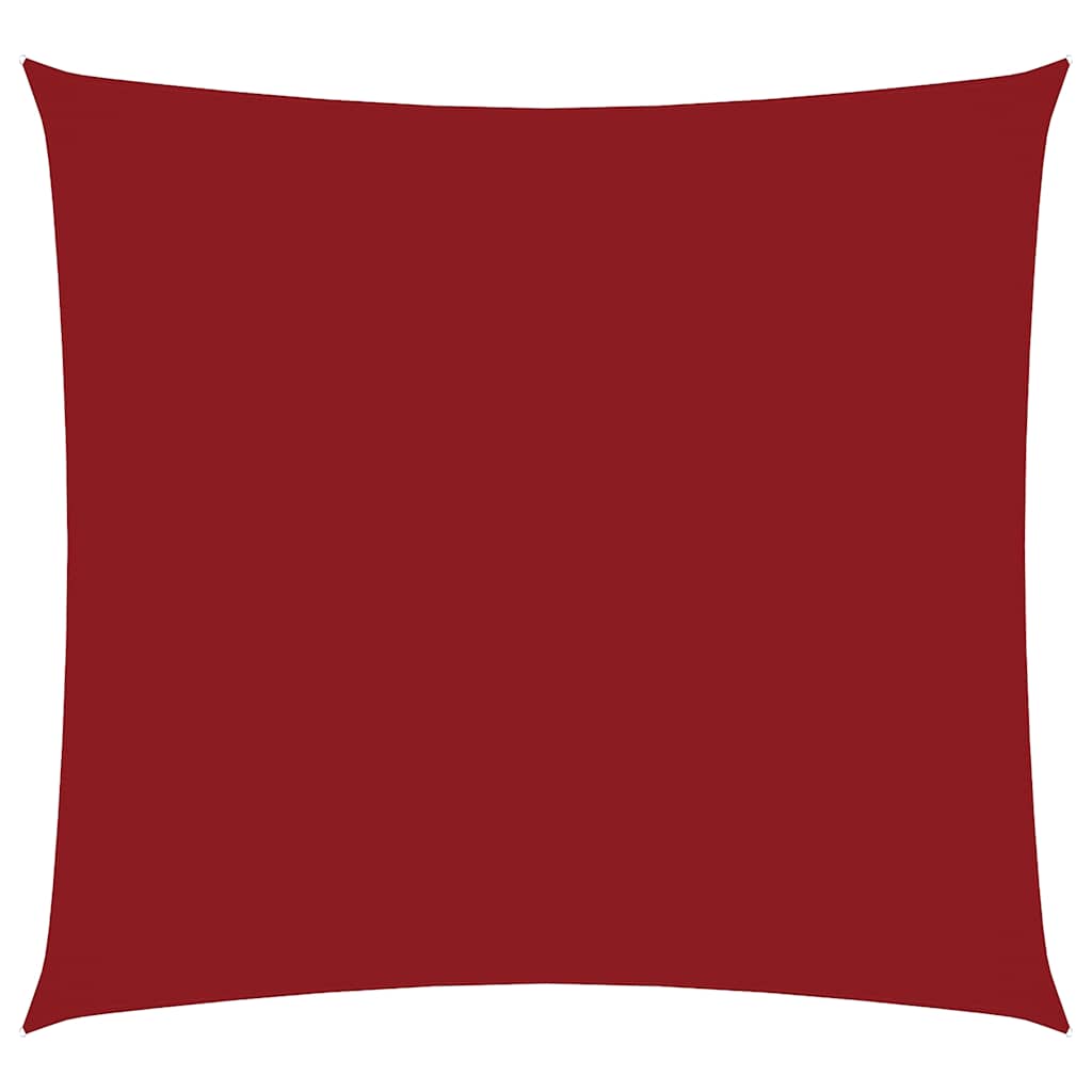 Vidaxxl Sonnenschirm quadratisch 4x4 m Oxford-Stoff rot