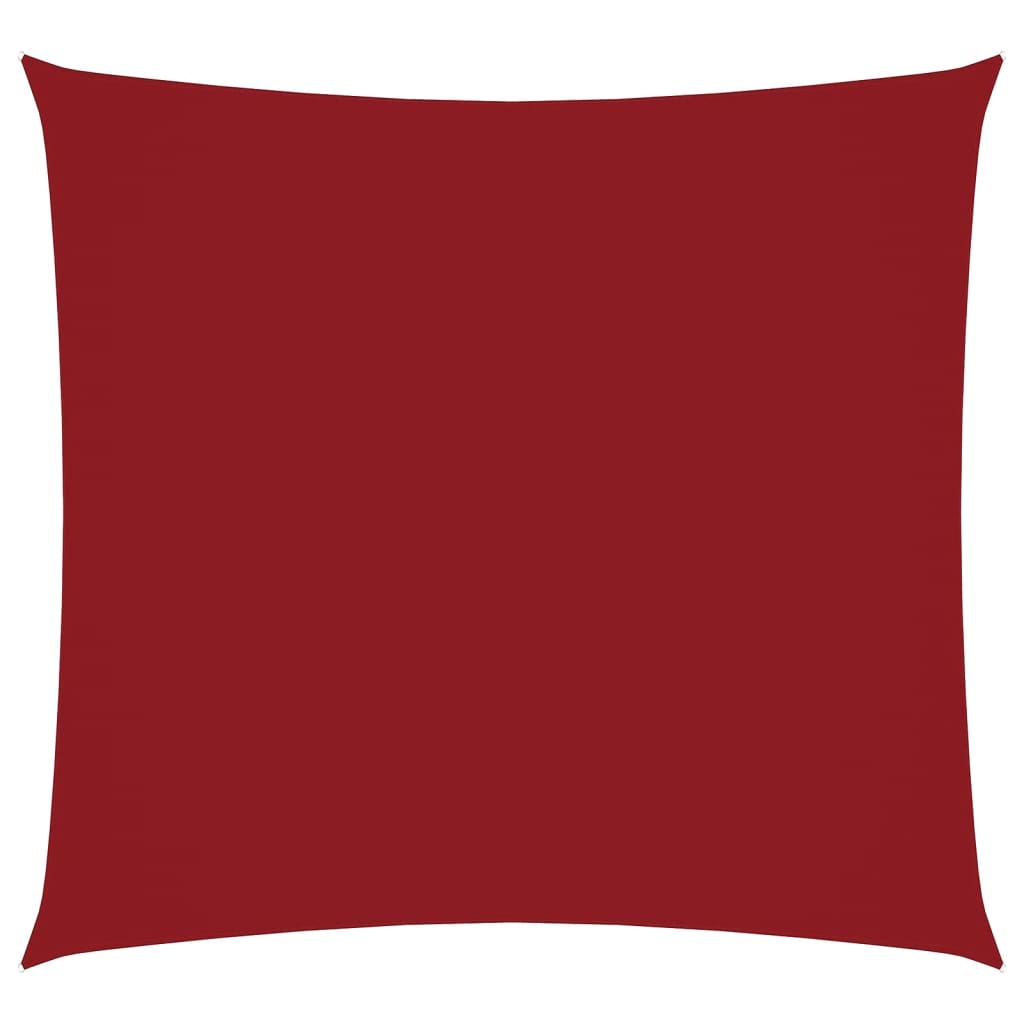 Vidaxx Markise quadratisch 6x6 m Oxfordstoff rot