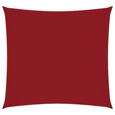 Vidaxx Markise quadratisch 6x6 m Oxfordstoff rot