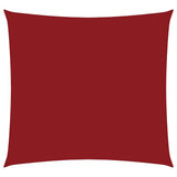 Vidaxxl Sonnenschirm quadratisch 7x7 m Oxford-Stoff rot - afbeelding 2