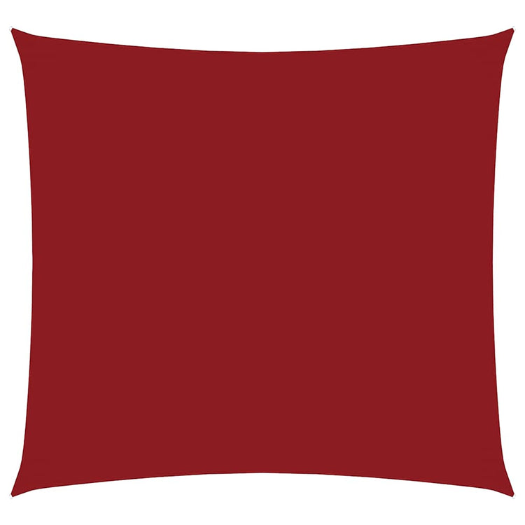 Vidaxxl Sonnenschirm quadratisch 7x7 m Oxford-Stoff rot