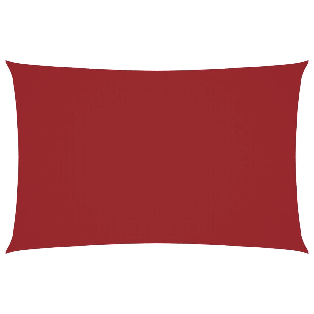 Vidaxx rechteckiger Sonnenschirm 2,5x5 m Oxford-Stoff rot