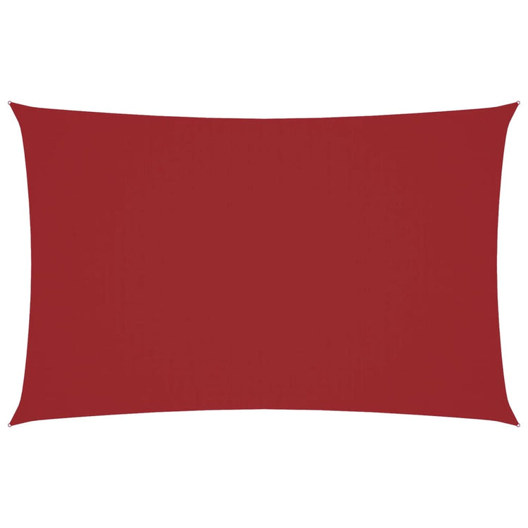 Vidaxx rechteckiger Sonnenschirm 2,5x5 m Oxford-Stoff rot