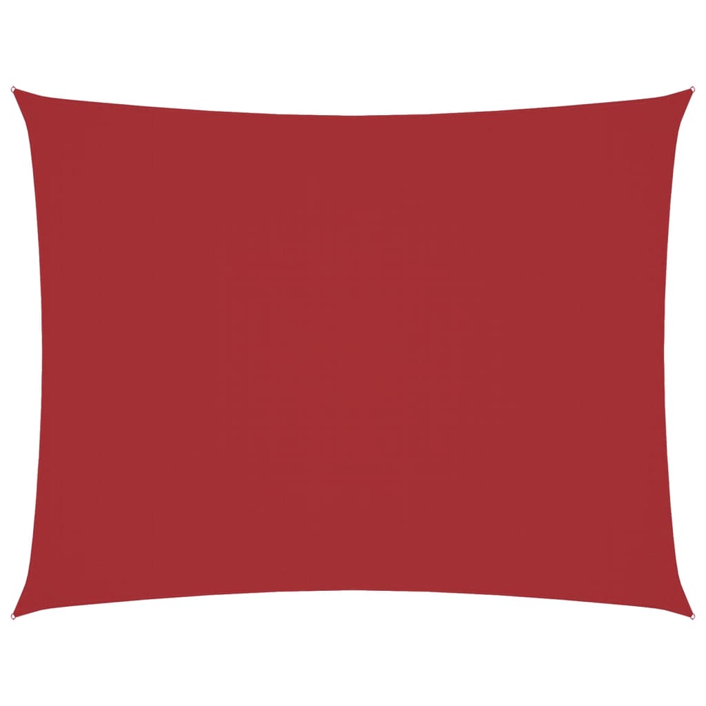 Vidaxx rechteckiger Sonnenschirm 3x4,5 m Oxford-Stoff rot