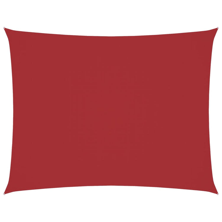 Vidaxx rechteckiger Sonnenschirm 3x4,5 m Oxford-Stoff rot