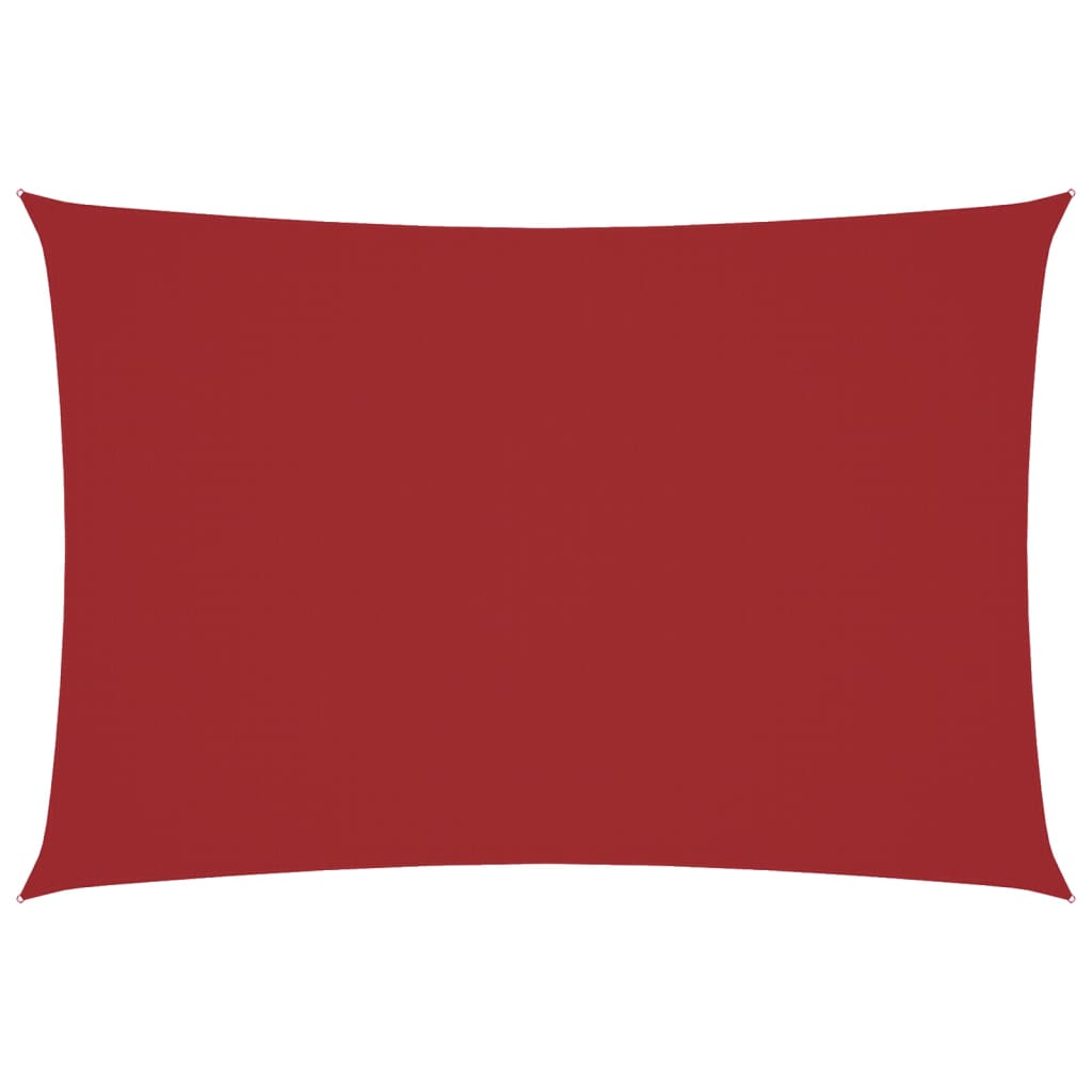 Vidaxx rechteckiger Sonnenschirm 3x5 m Oxford-Stoff rot