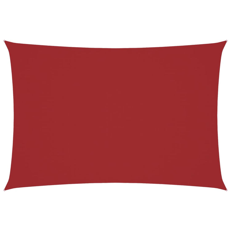Vidaxx rechteckiger Sonnenschirm 3x5 m Oxford-Stoff rot