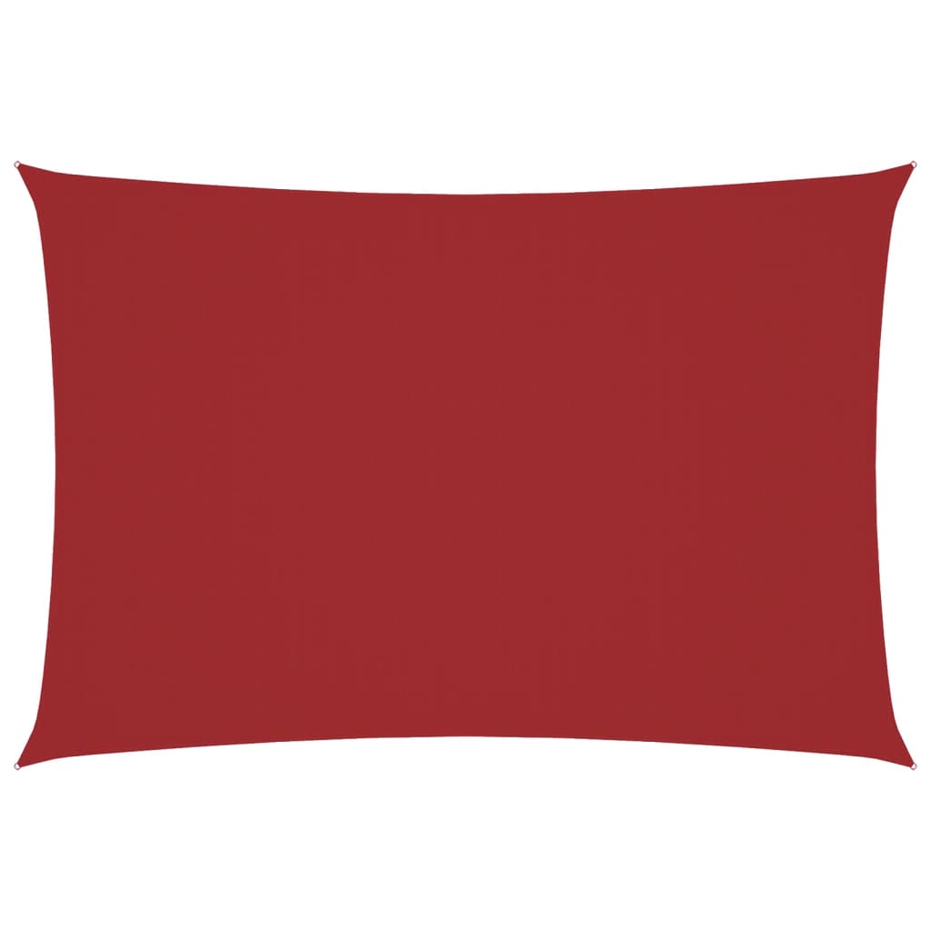 Vidaxx rechteckiger Sonnenschirm 3x6 m Oxford-Stoff rot