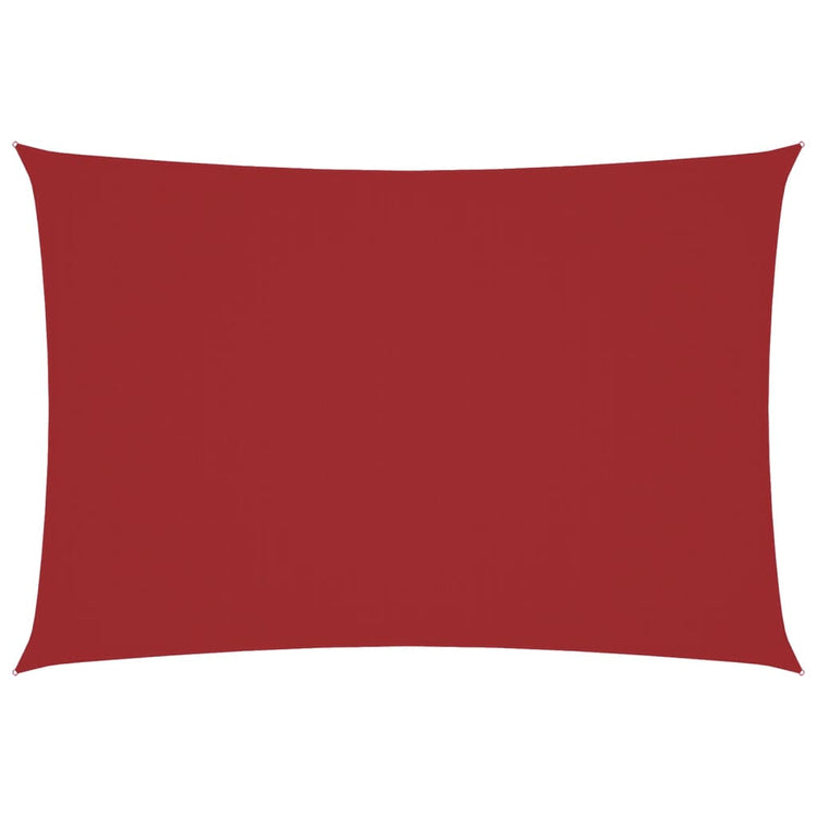 Vidaxx rechteckiger Sonnenschirm 3x6 m Oxford-Stoff rot