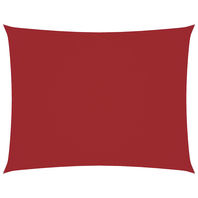 Vidaxx rechteckiger Sonnenschirm 3,5x4,5 m Oxford-Stoff rot
