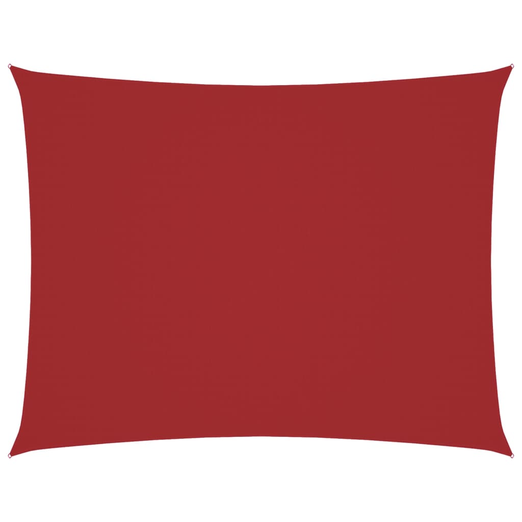 Vidaxx rechteckiger Sonnenschirm 3,5x5 m Oxford-Stoff rot