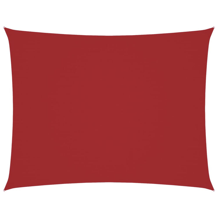 Vidaxx rechteckiger Sonnenschirm 3,5x5 m Oxford-Stoff rot