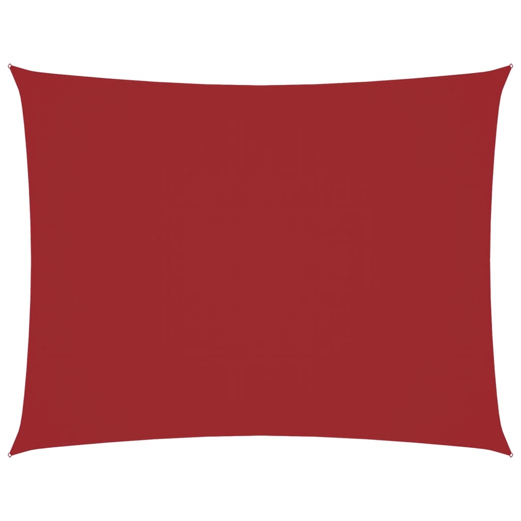 Vidaxx rechteckiger Sonnenschirm 4x5 m Oxford-Stoff rot