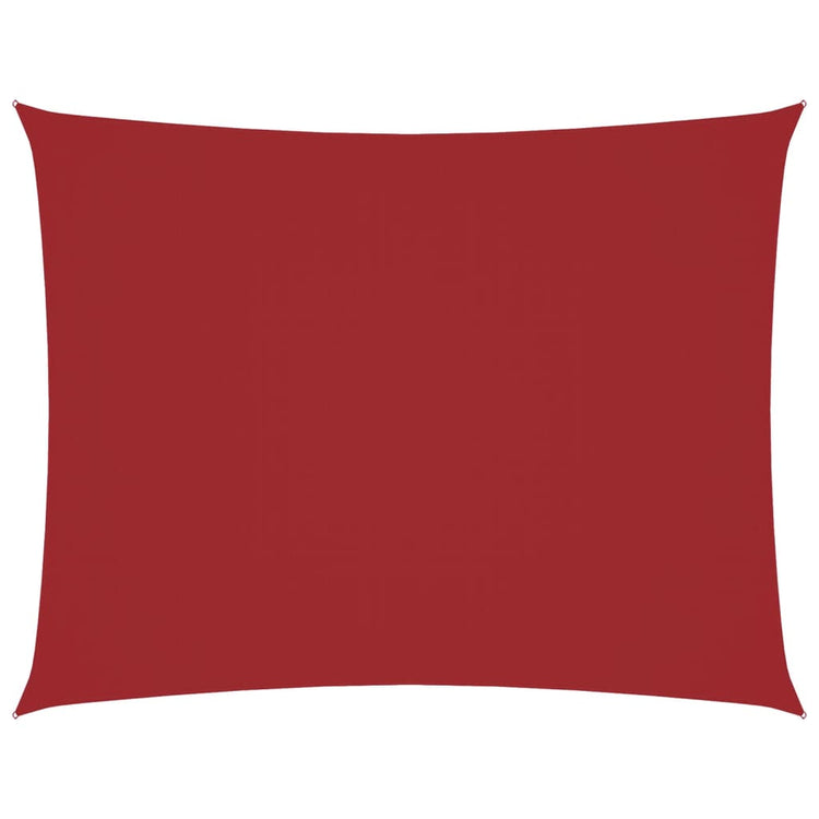 Vidaxx rechteckiger Sonnenschirm 4x5 m Oxford-Stoff rot