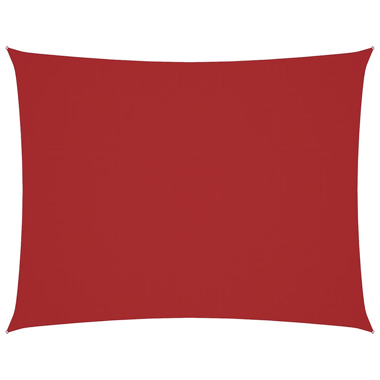 Vidaxx rechteckiger Sonnenschirm 4x6 m Oxford-Stoff rot