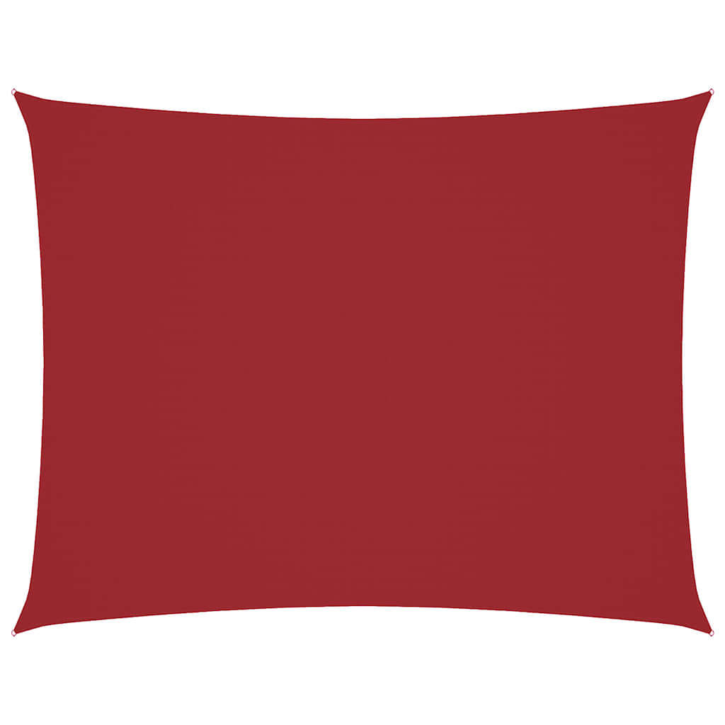 Vidaxx rechteckiger Sonnenschirm 5x6 m Oxford-Stoff rot