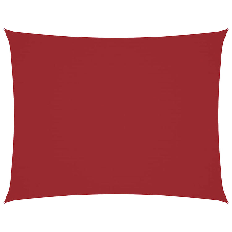 Vidaxx rechteckiger Sonnenschirm 5x6 m Oxford-Stoff rot