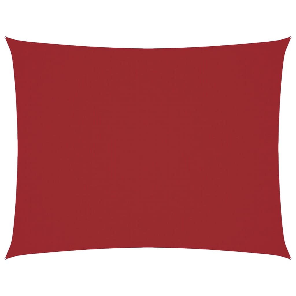 Vidaxx rechteckiger Sonnenschirm 6x7 m Oxford-Stoff rot