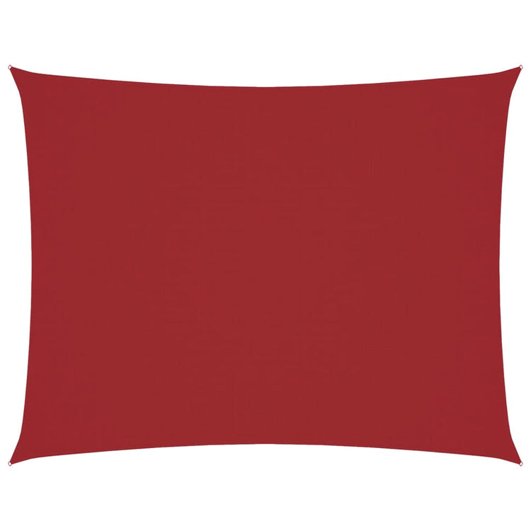 Vidaxx rechteckiger Sonnenschirm 6x7 m Oxford-Stoff rot