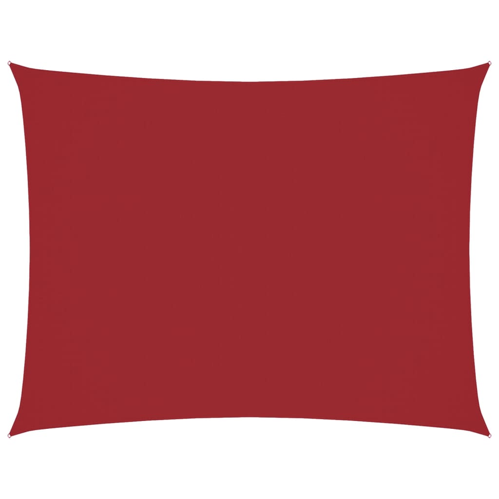 VidaXL Sonnenschutztuch rechteckig 6x8 m Oxford-Stoff rot